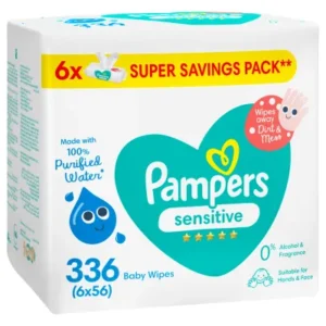 Pampers Baby Wipes Sensitive 6's - 6x56