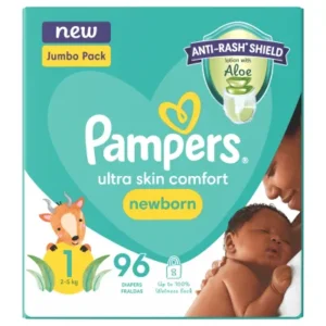 Pampers Active Baby Size 1 Jumbo Pack - 96
