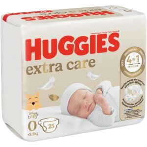 Huggies Extra Care Disposable Diapers Size 0 25s